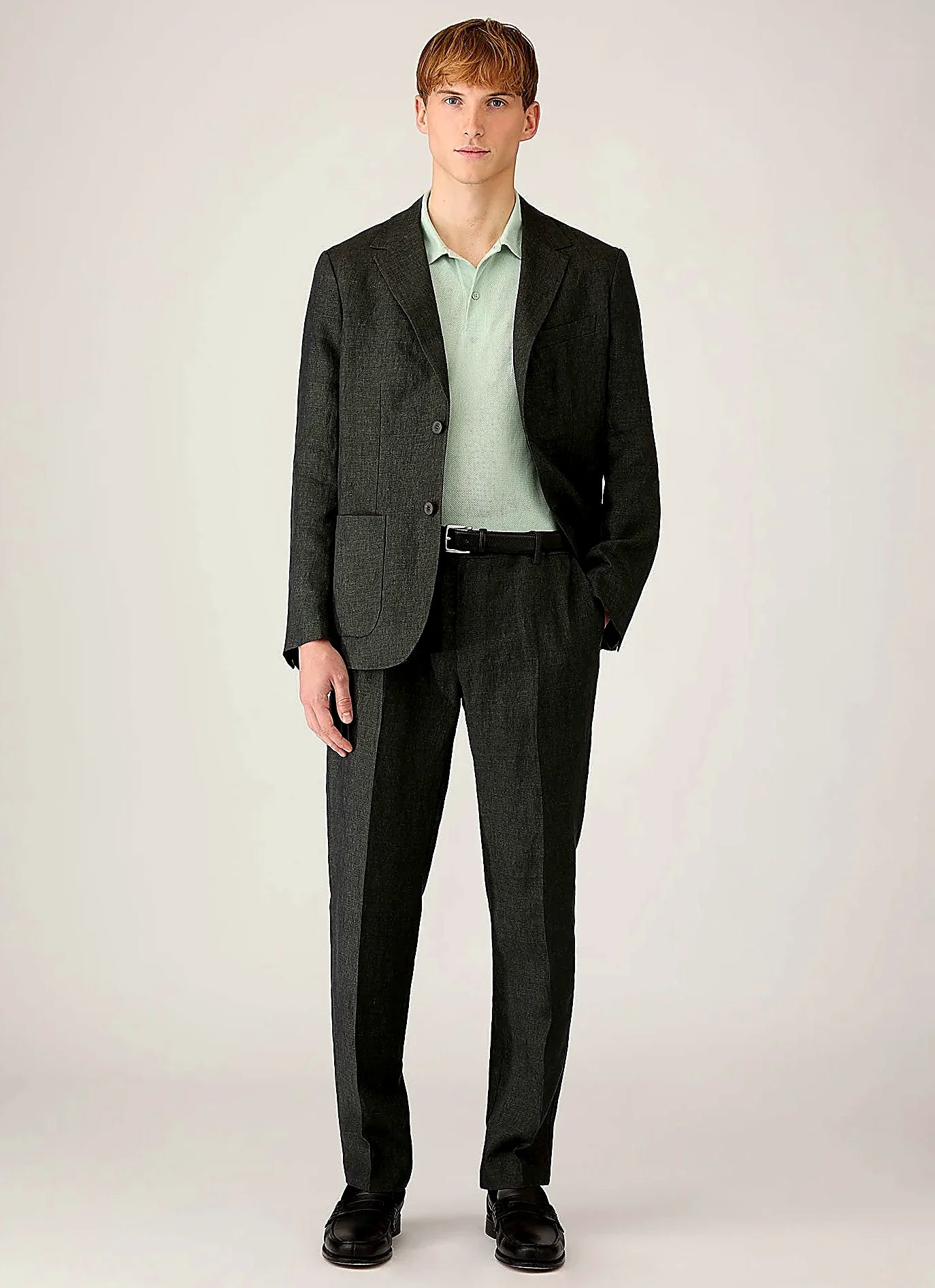 Laurel polo shirt in mesh cotton, slim fit
