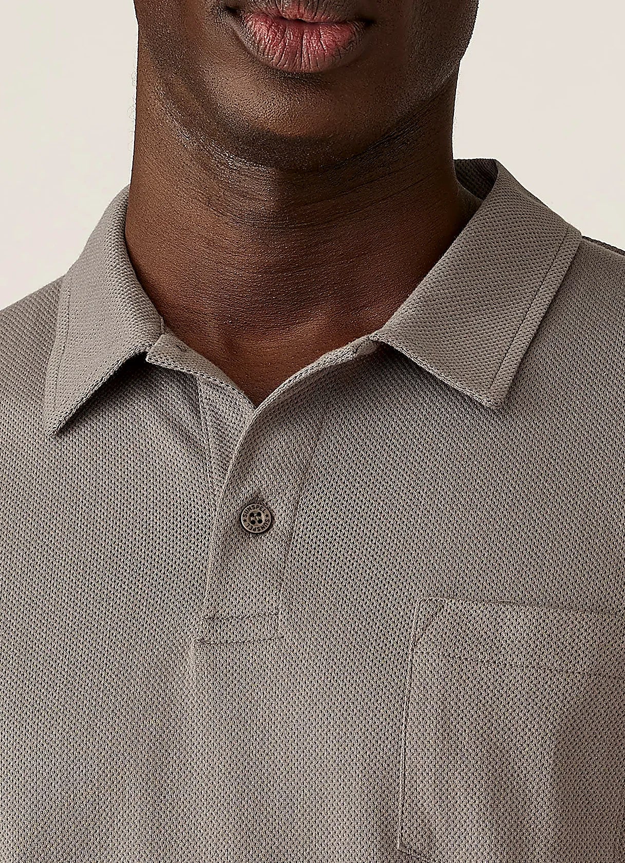 Smoke polo shirt for men, mesh cotton