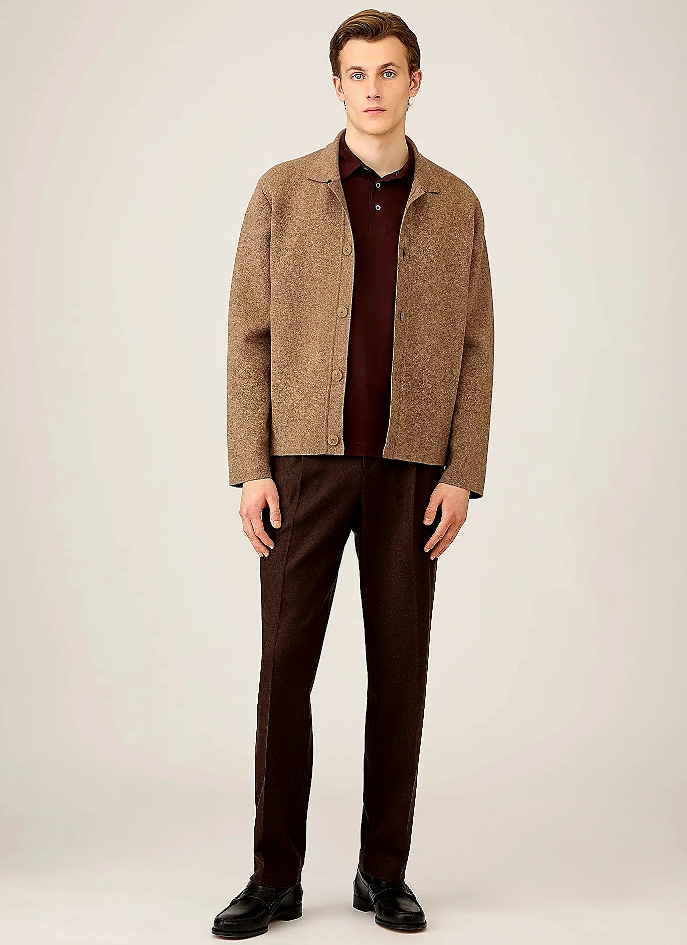 Bakelite jersey polo shirt in supima cotton, everyday wear