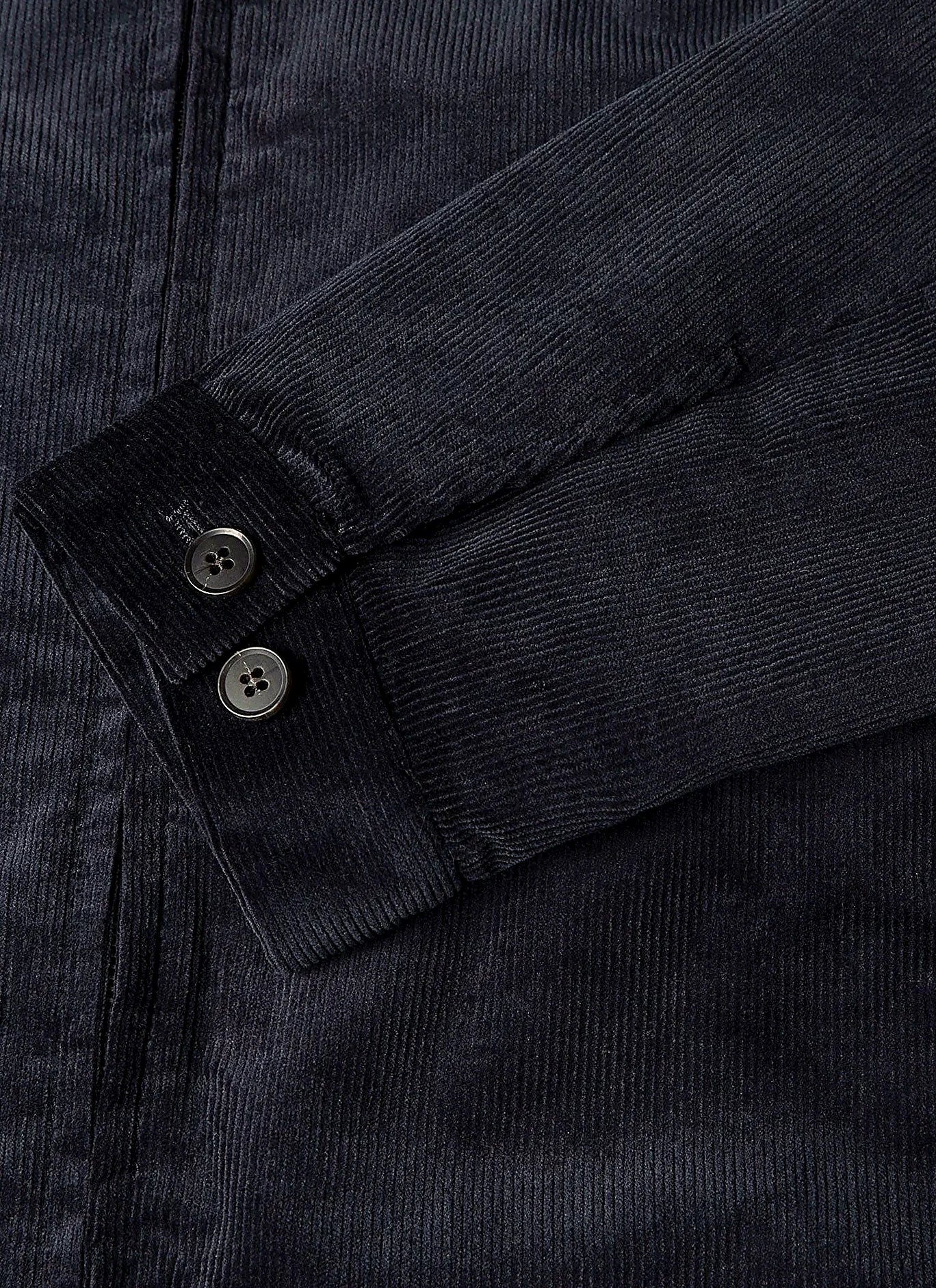 Men's Corduroy Harrington Jacket in Navy