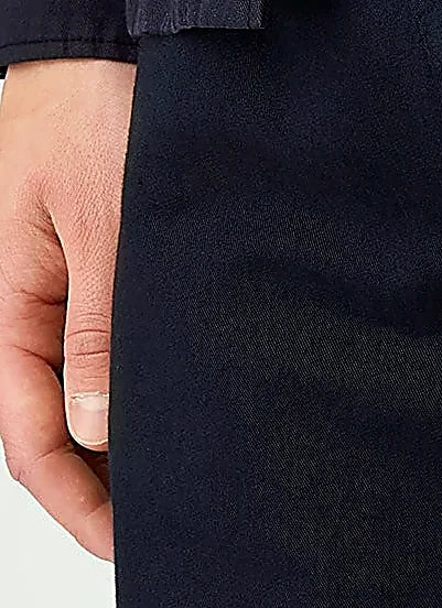 Navy trouser for men, cotton linen