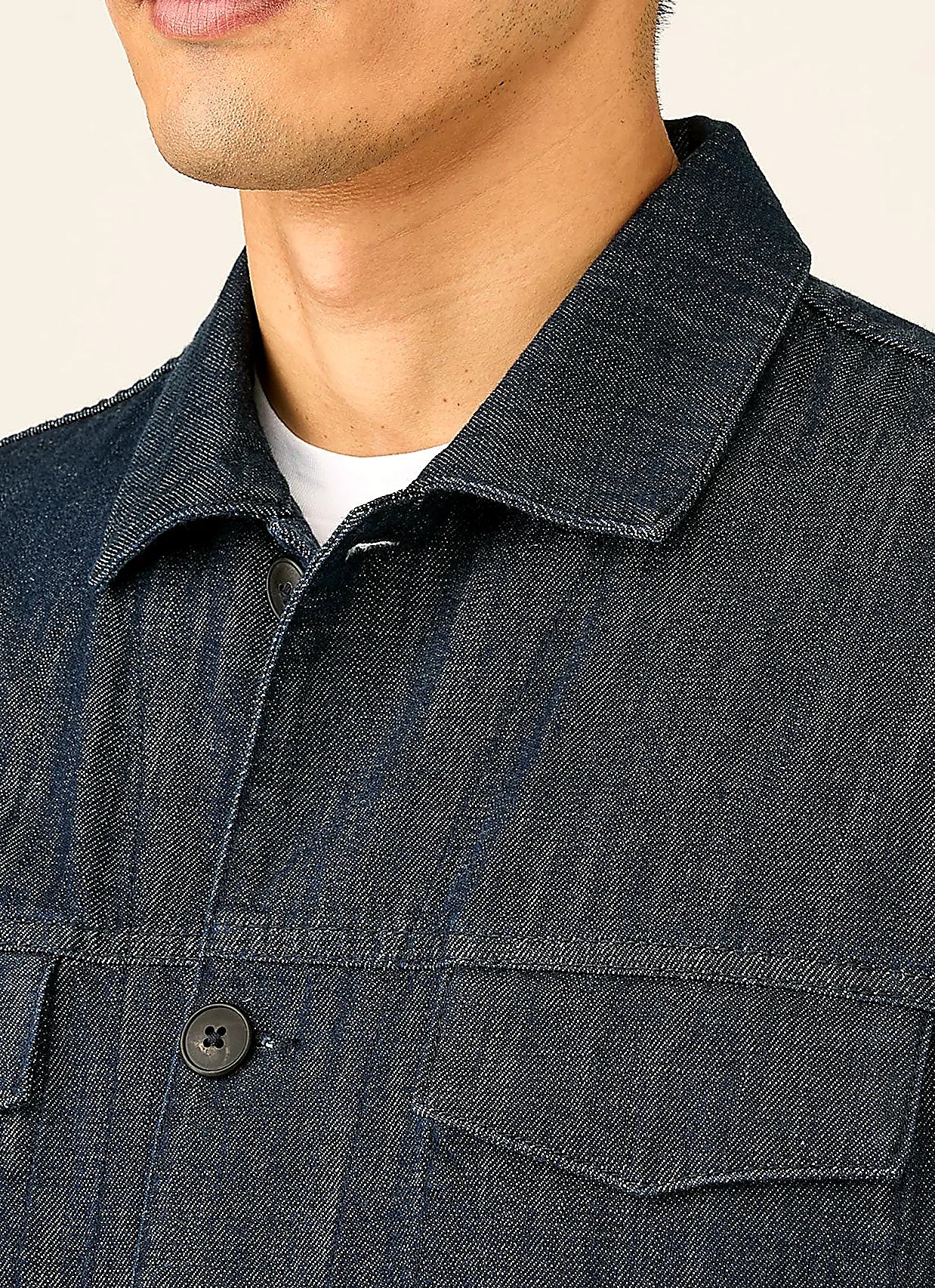 Rinse Wash denim jacket for men, japanese denim
