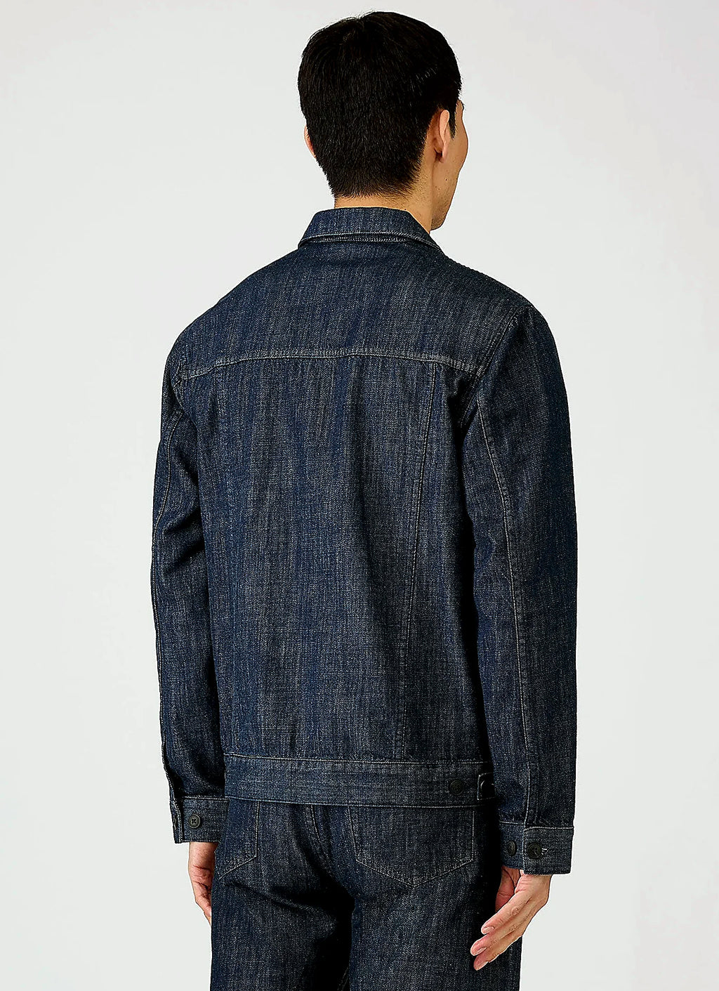 Men's japanese denim denim jacket in Rinse Wash