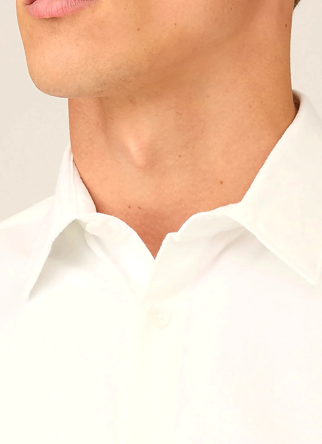 White Oxford shirt for men, cotton