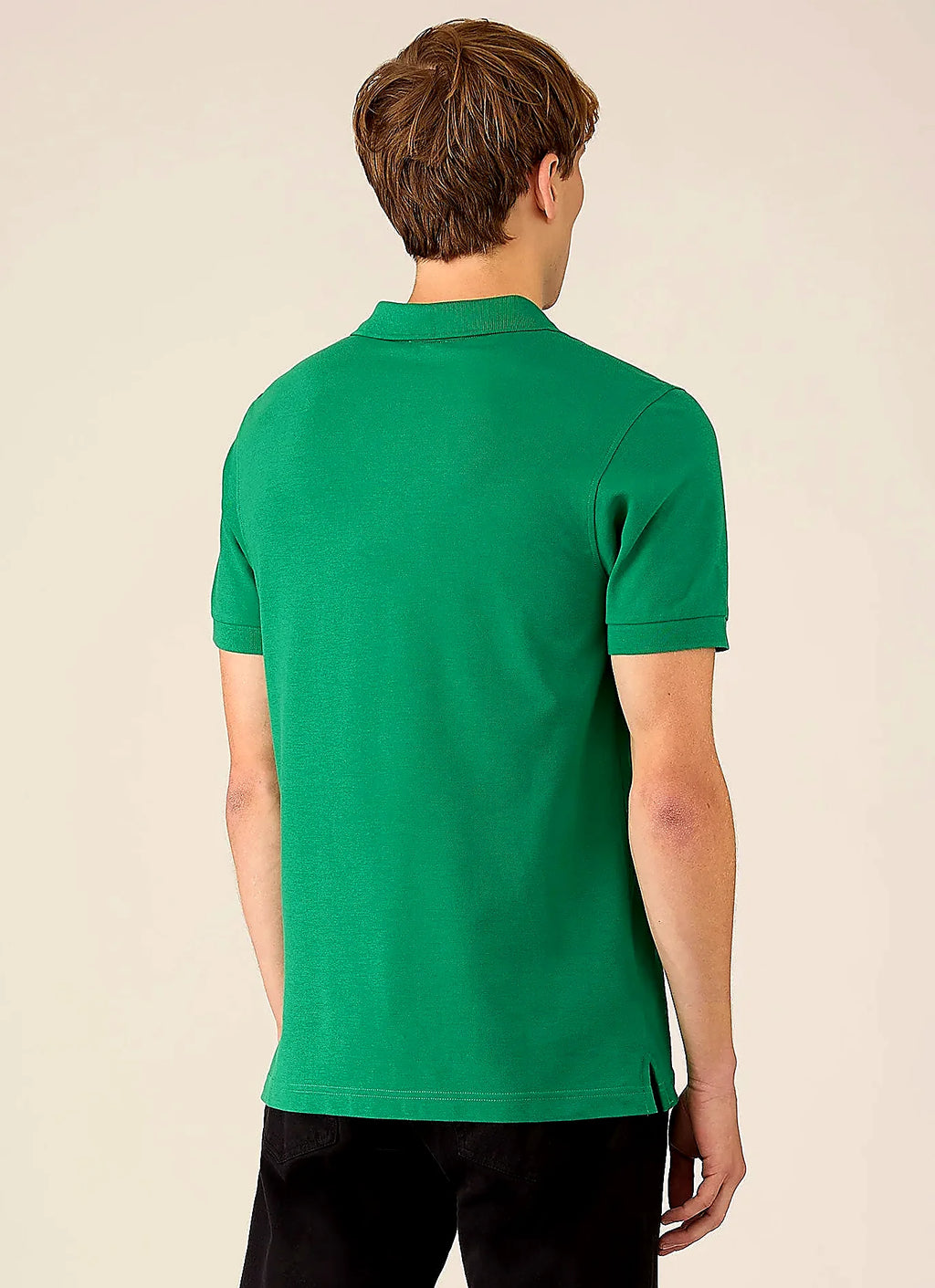 Men's supima cotton polo shirt in Bright Green