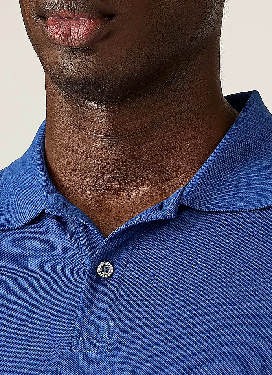 Clear Night polo shirt for men, cotton