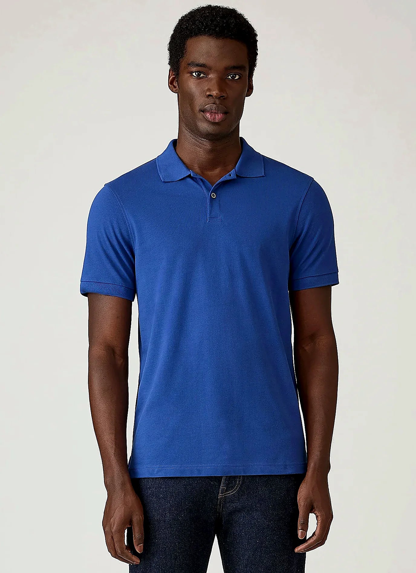Clear Night cotton polo shirt for men