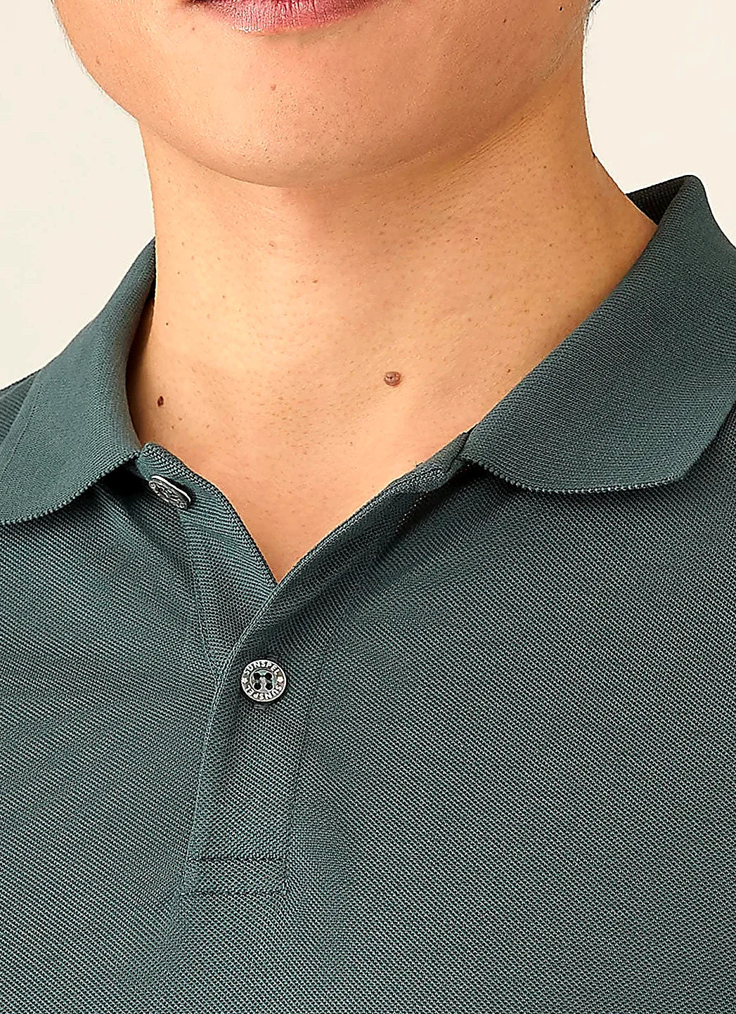 Dark Petrol polo shirt for men, supima cotton