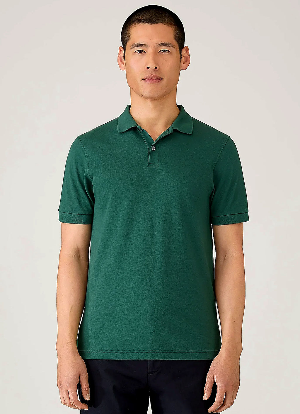 Forest supima cotton polo shirt for men