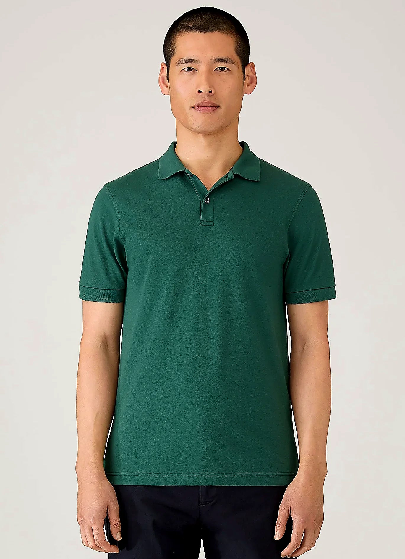 Forest supima cotton polo shirt for men