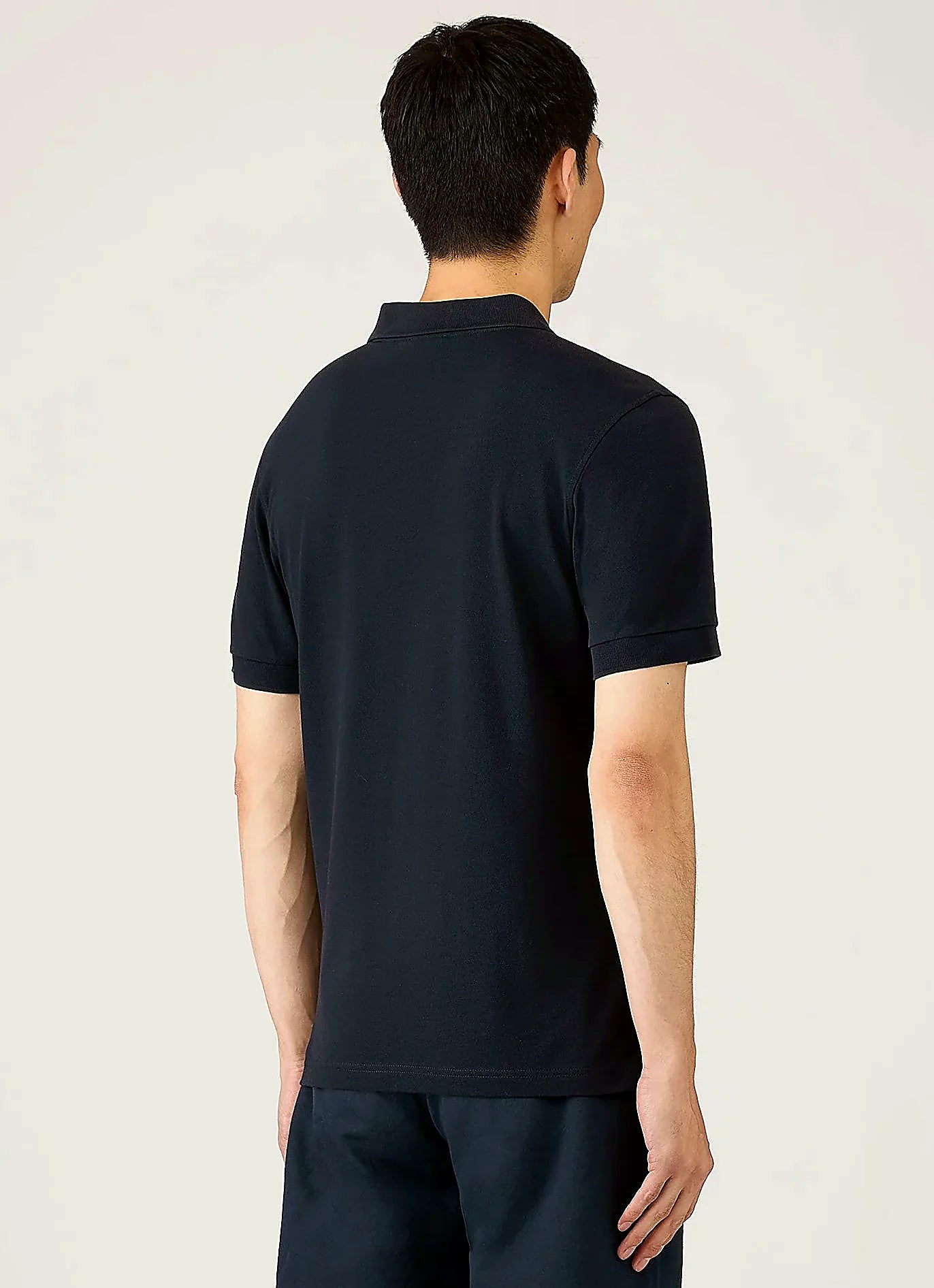 Men's cotton polo shirt in Midnight Navy