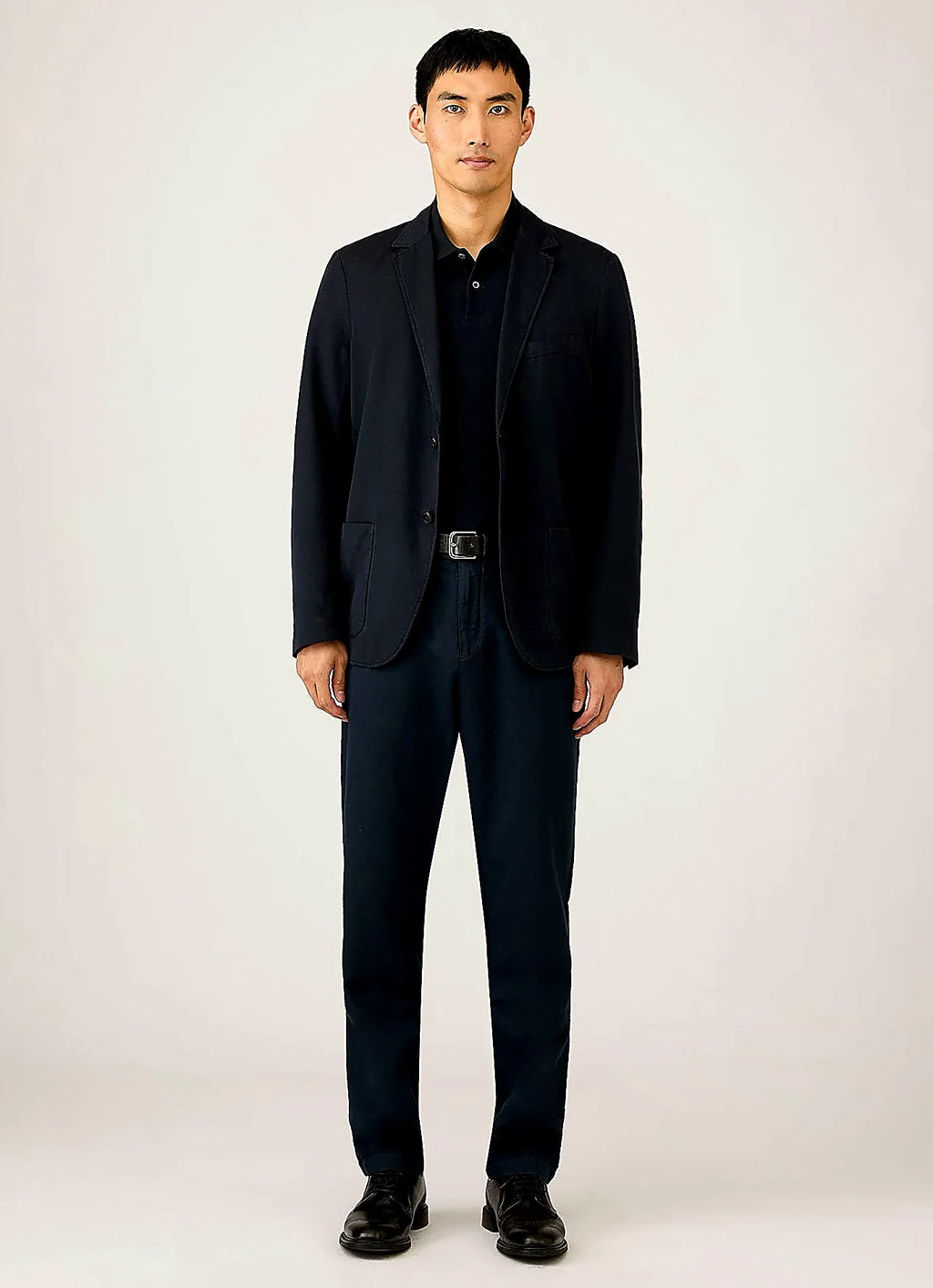 Midnight Navy polo shirt in cotton, everyday wear