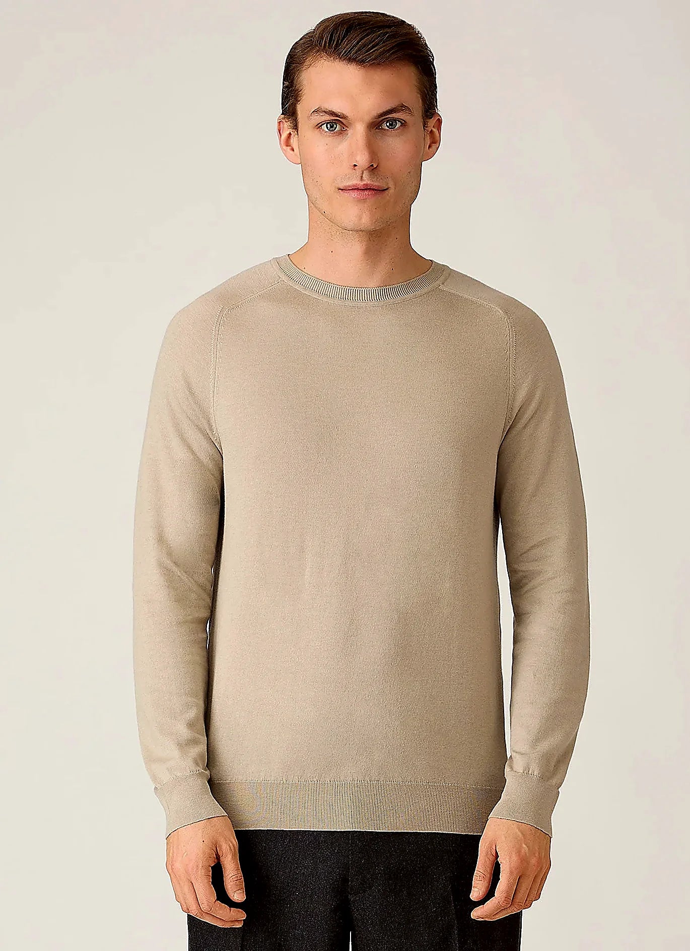 Stone sea island cashmere crew neck jumper for men