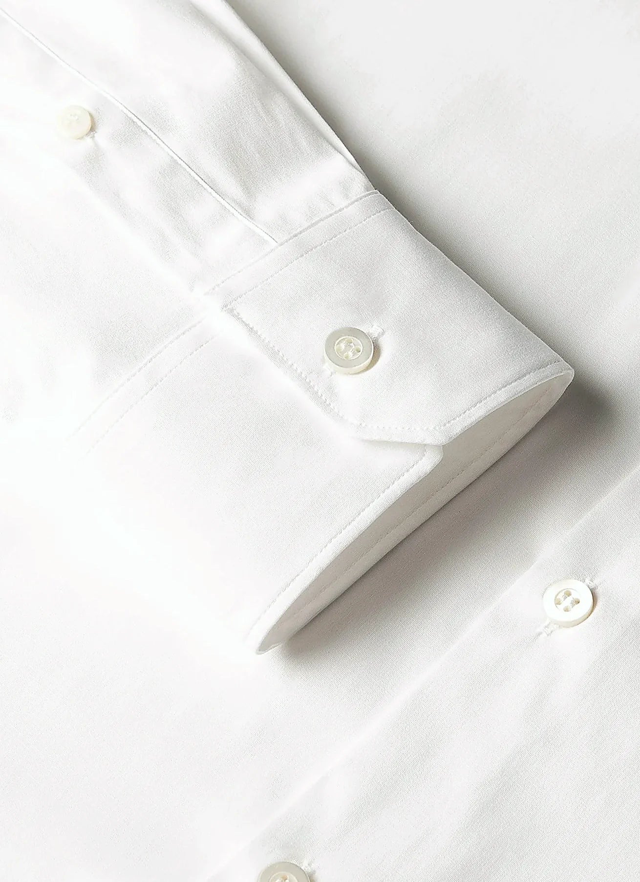 White poplin shirt for men, cotton poplin