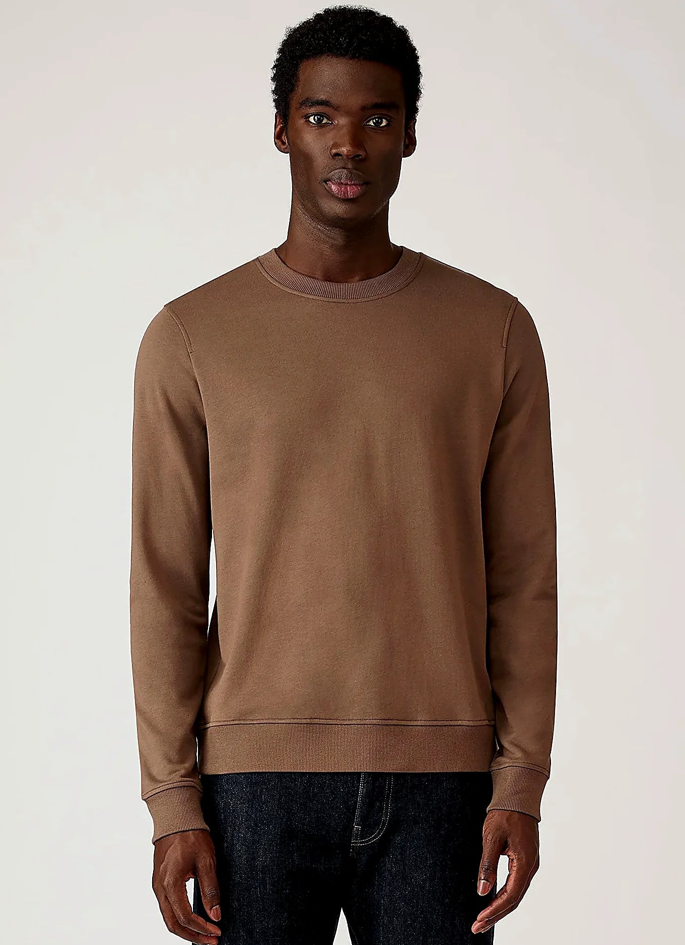 Dark Cedar supima cotton sweatshirt for men