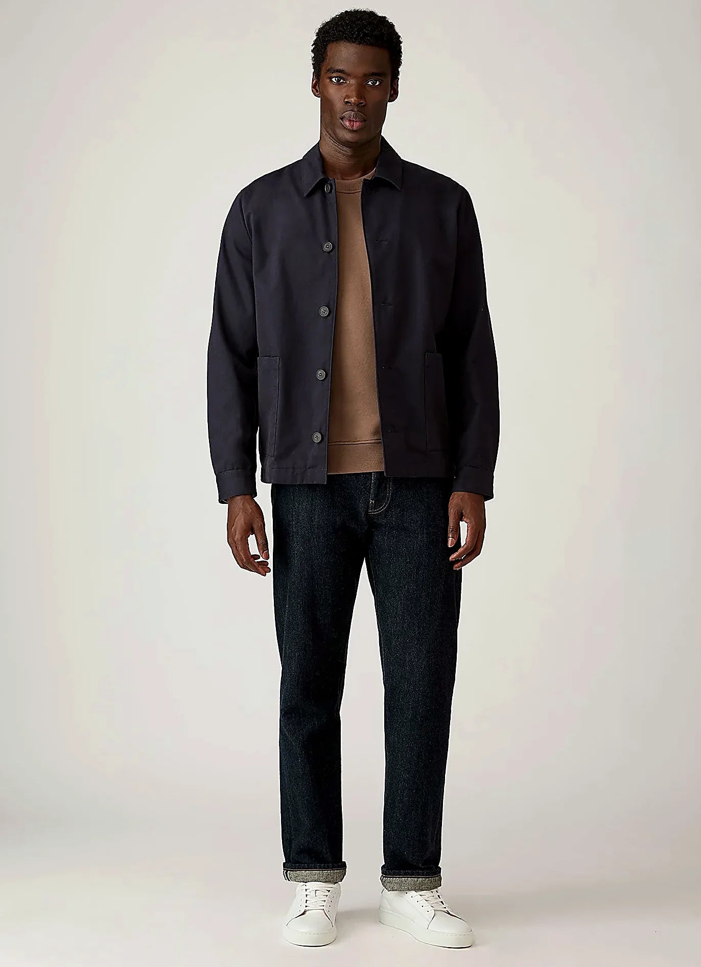 Dark Cedar sweatshirt in supima cotton, everyday wear