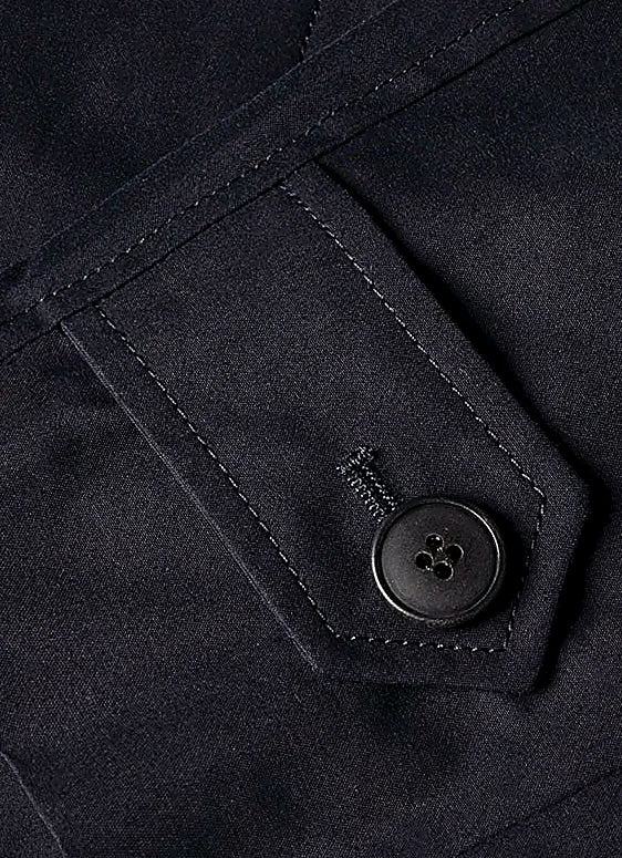 Men's Ventile Mac in Dark Navy